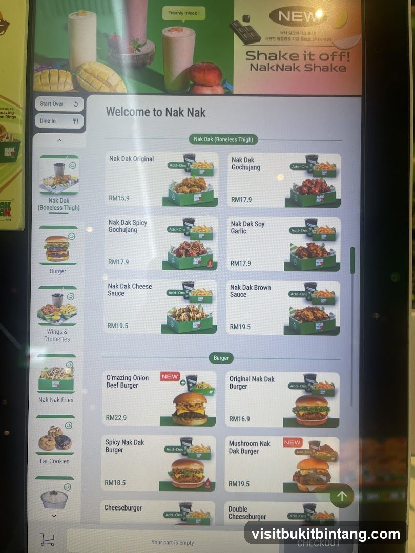 Nak Nak Menu