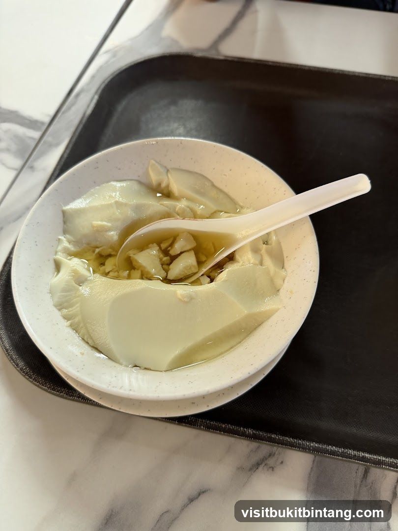 Tofu Pudding with Syrup