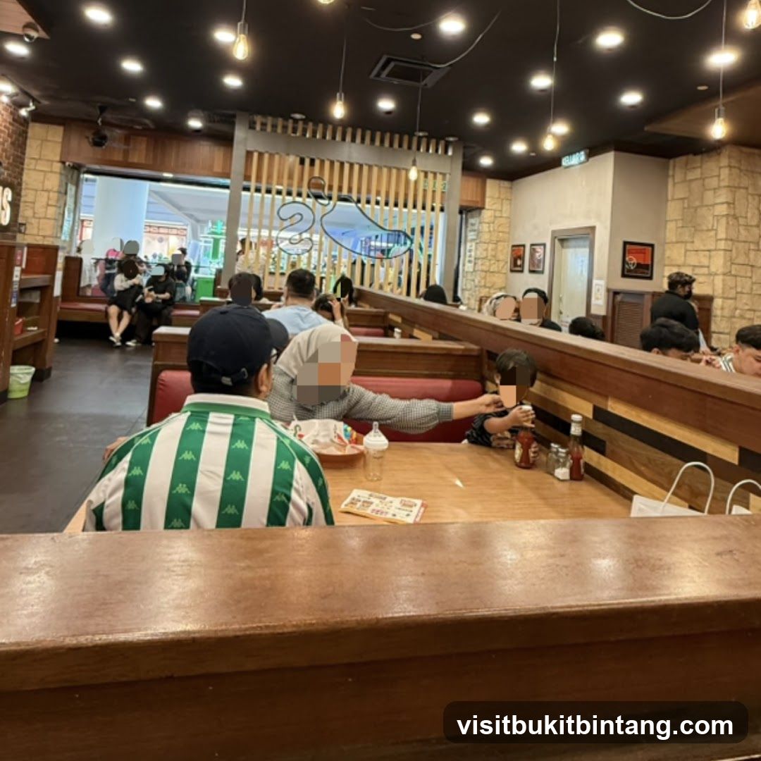 Restaurant Interior with Diners