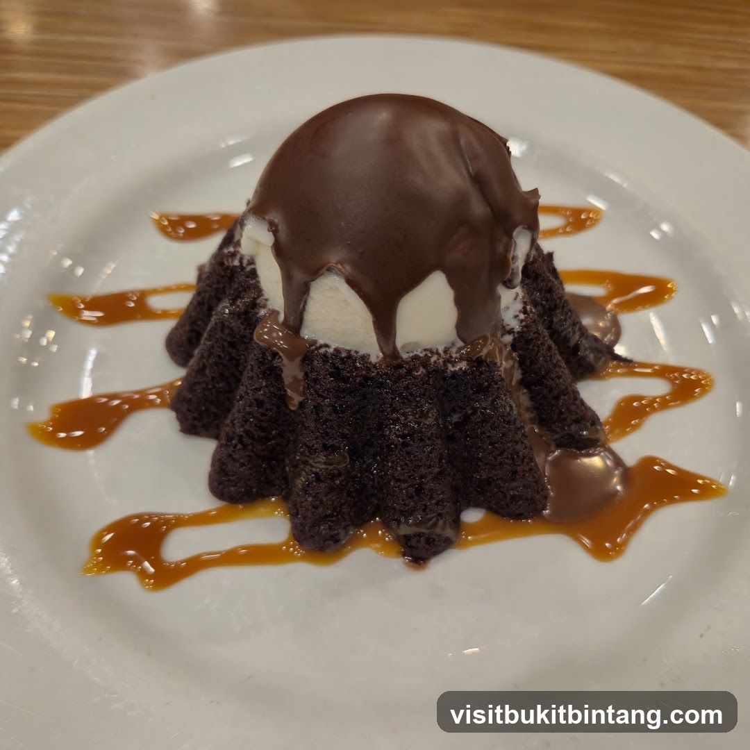 Chocolate Lava Cake with Ice Cream