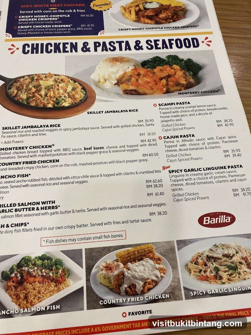 CHICKEN & PASTA & SEAFOOD