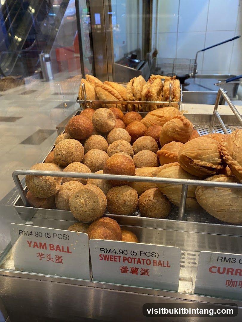 Fried Snacks Display
