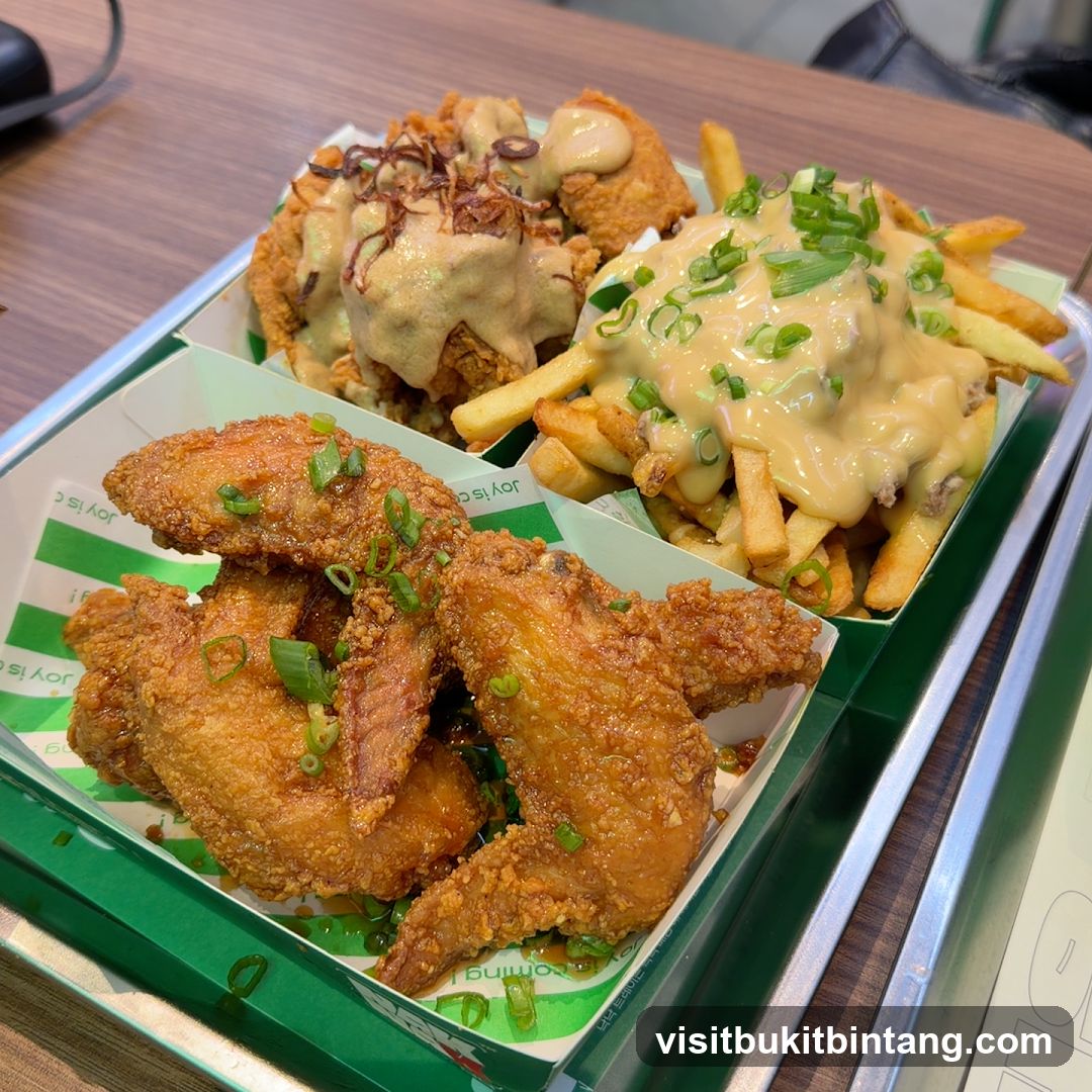 Fried Chicken and Fries