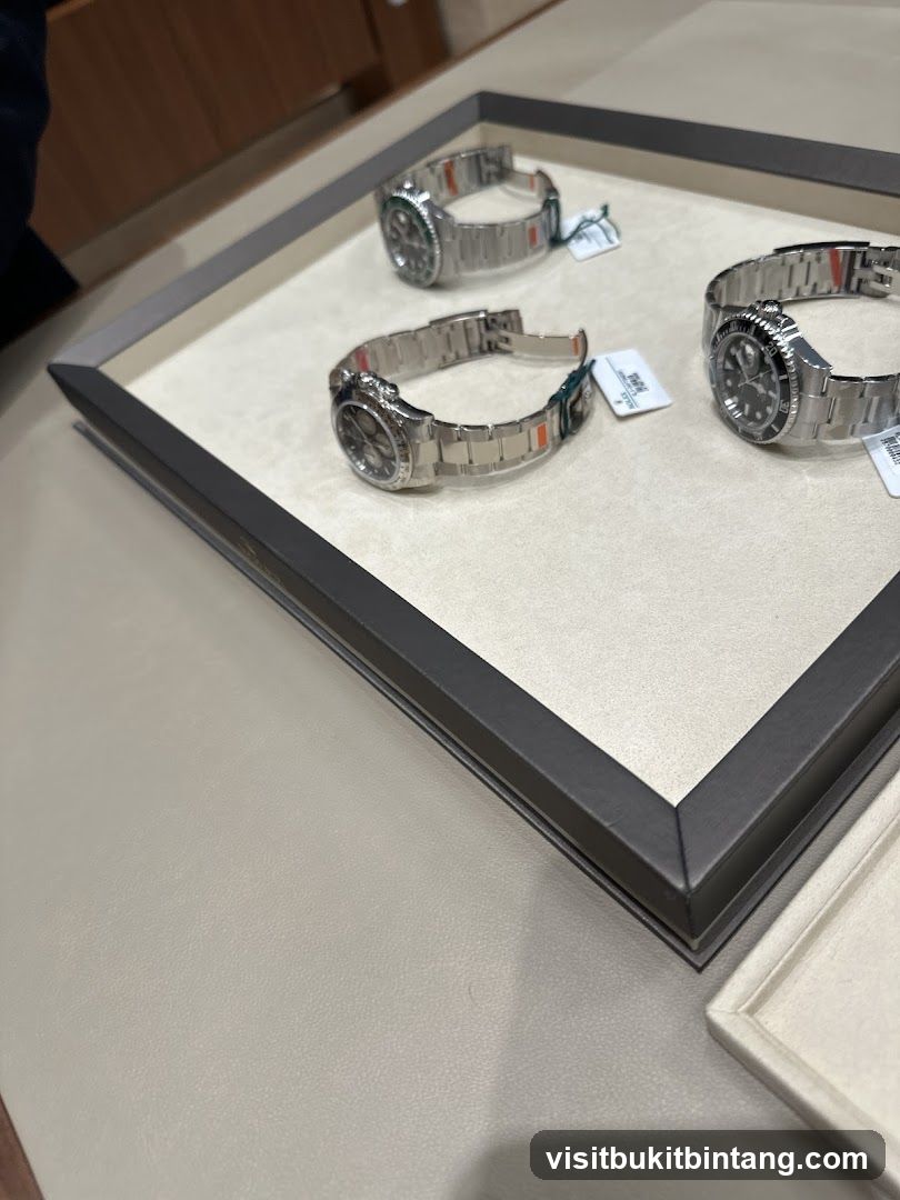 Luxury Watches Display