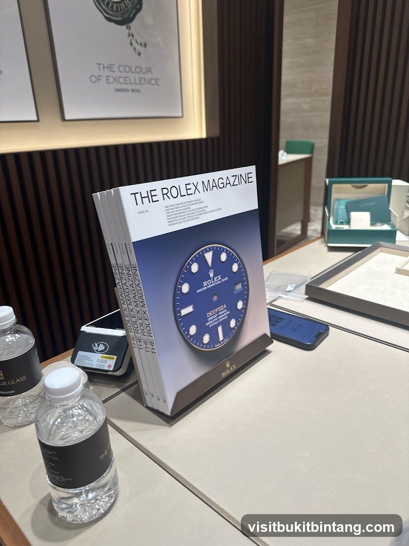 Rolex Magazine Display