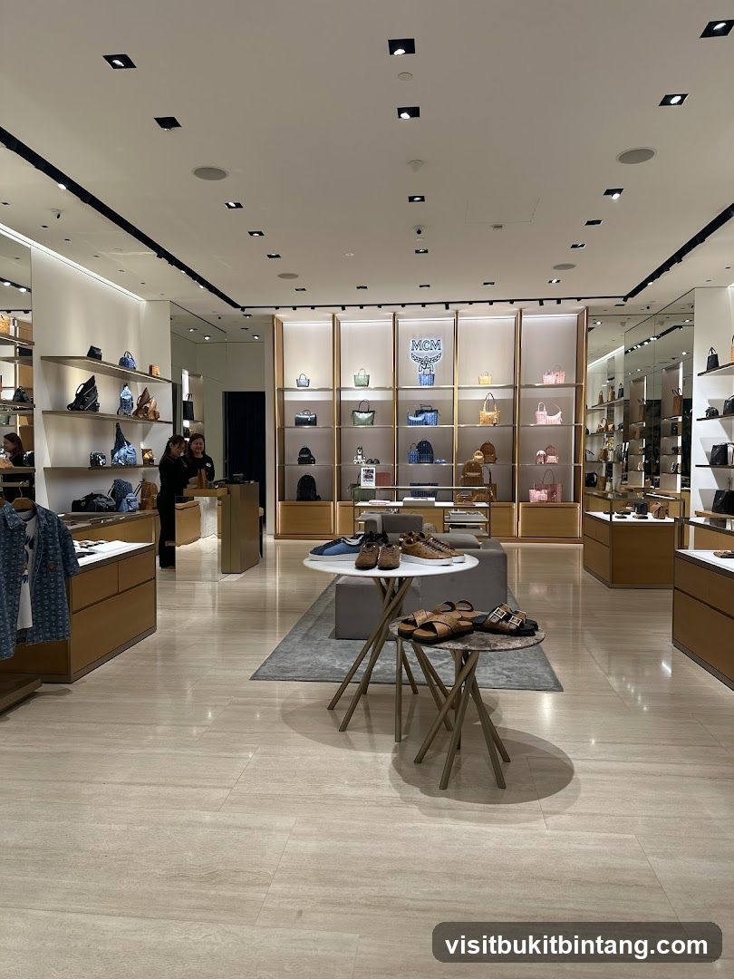 Luxury Handbag Store Interior