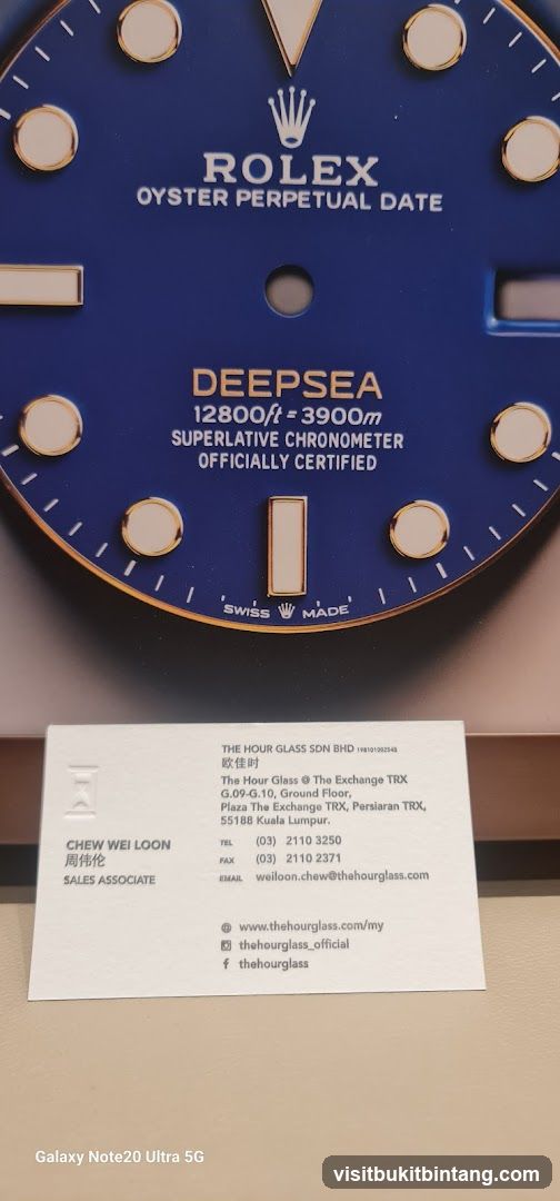 Rolex Deepsea Watch Face