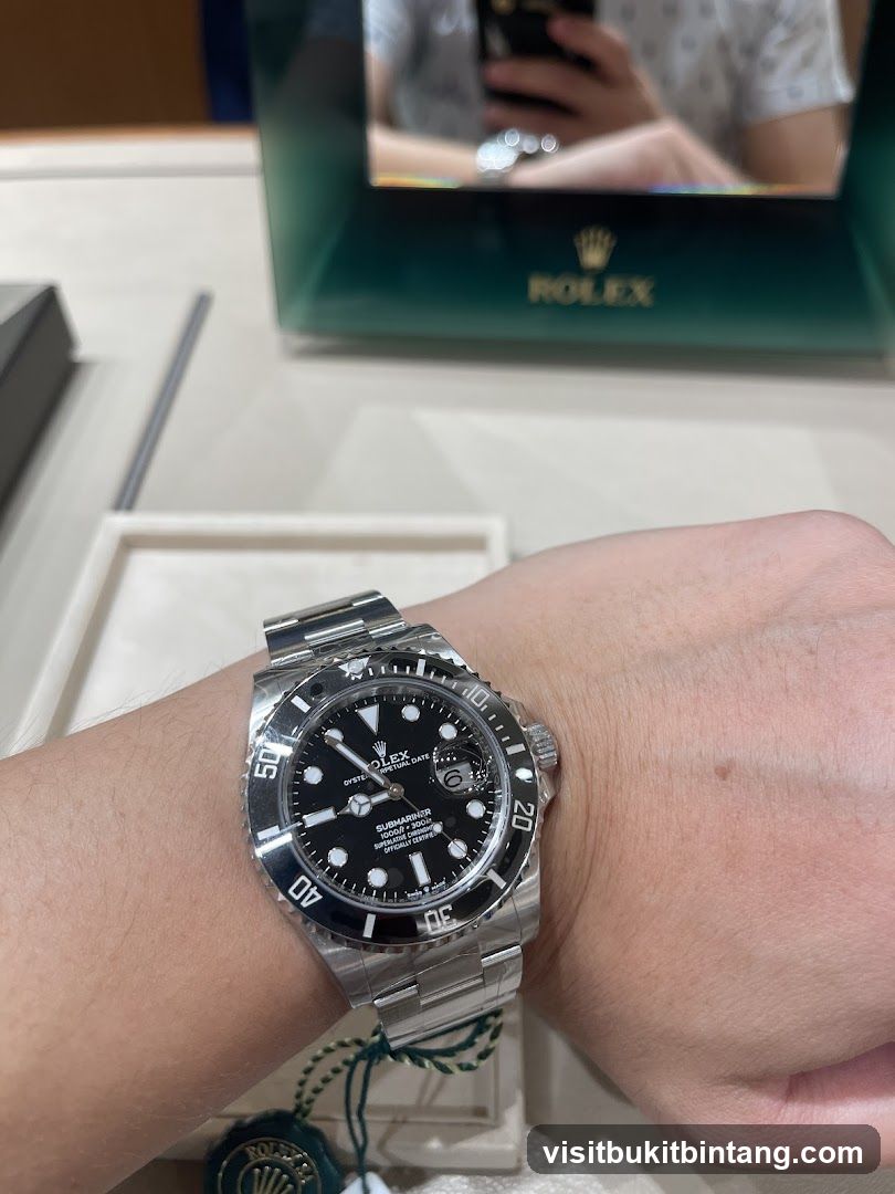 Rolex Watch on Wrist