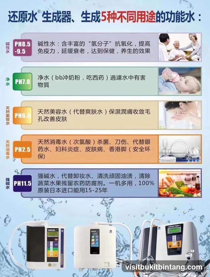 Water Ionizer Functions