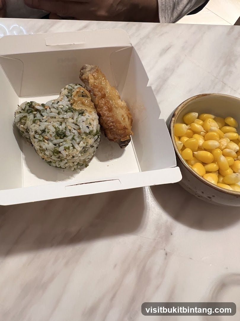 Fried Chicken and Rice