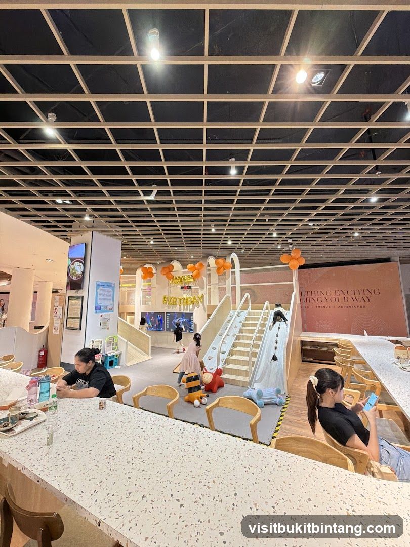 Indoor Playground and Dining Area