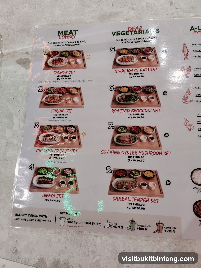 MEAT LOVERS & DEAR VEGETARIANS SETS