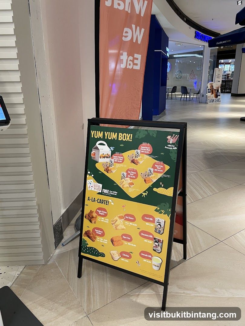 Yum Yum Box Menu