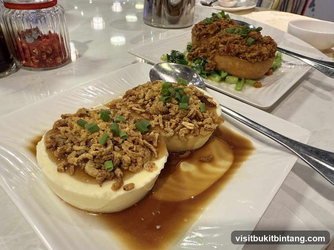 Steamed Tofu with Toppings