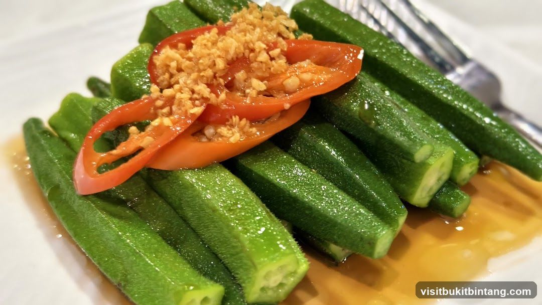 Okra with Chili and Garlic