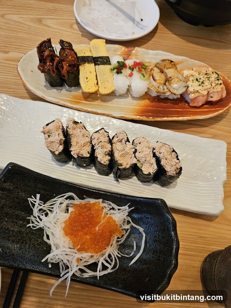 Assortment of Sushi