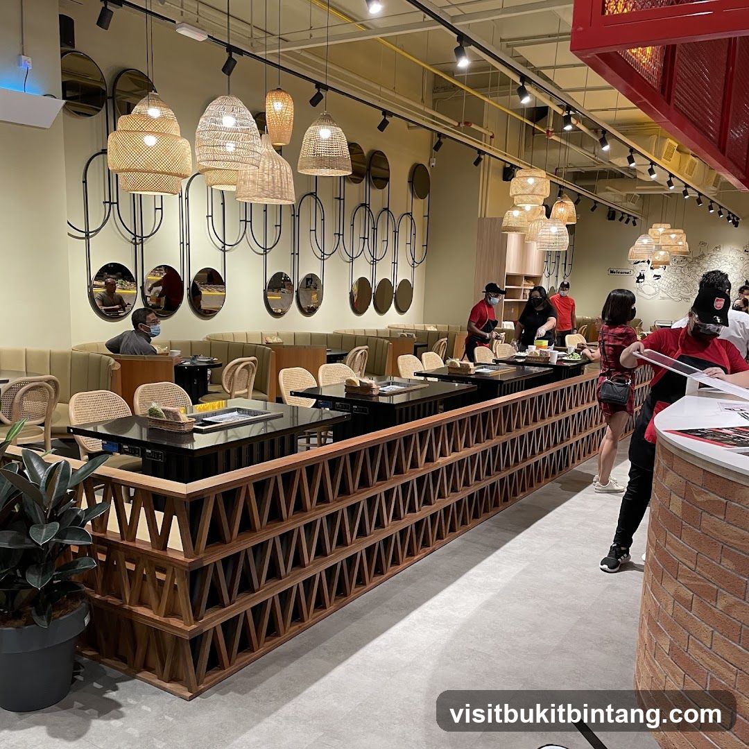 Restaurant Interior with Dining Tables