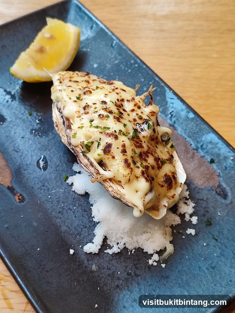 Baked Oyster with Cheese
