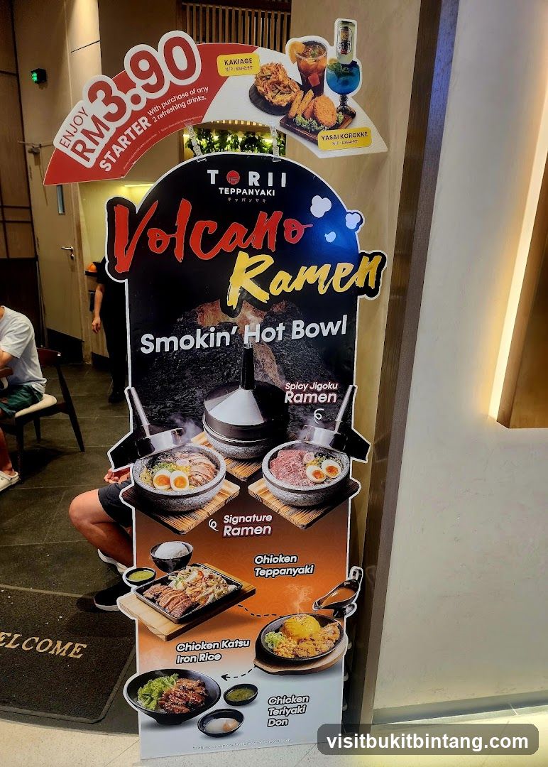 Volcano Ramen Promotion