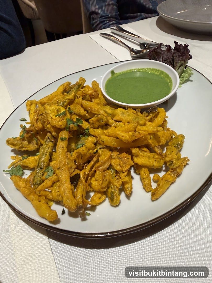 Vegetable Pakora with Chutney