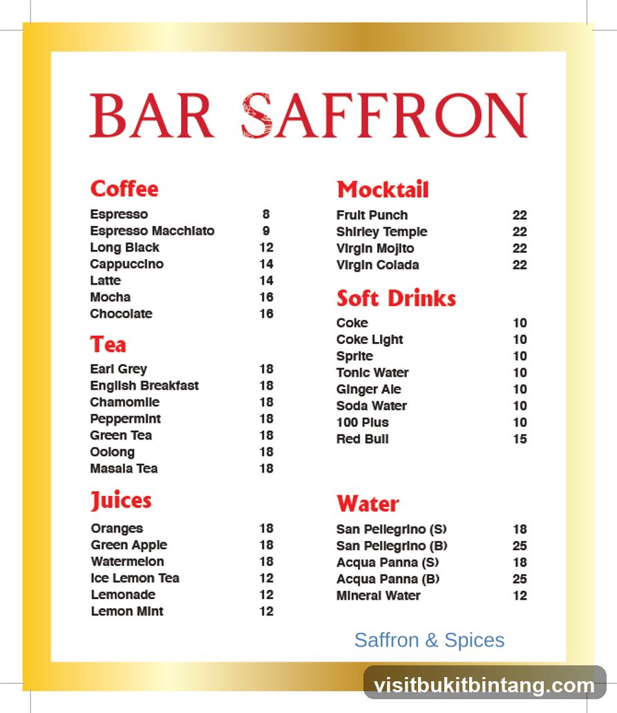 BAR SAFFRON