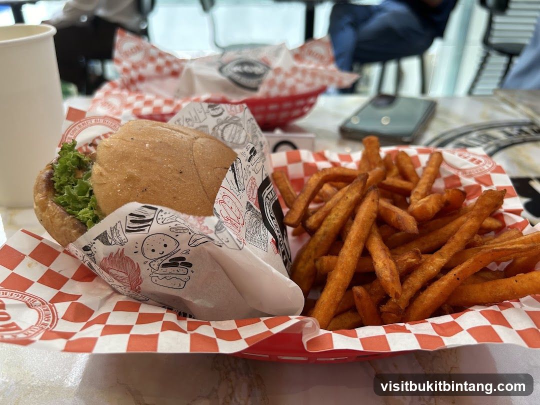 Burger and Fries