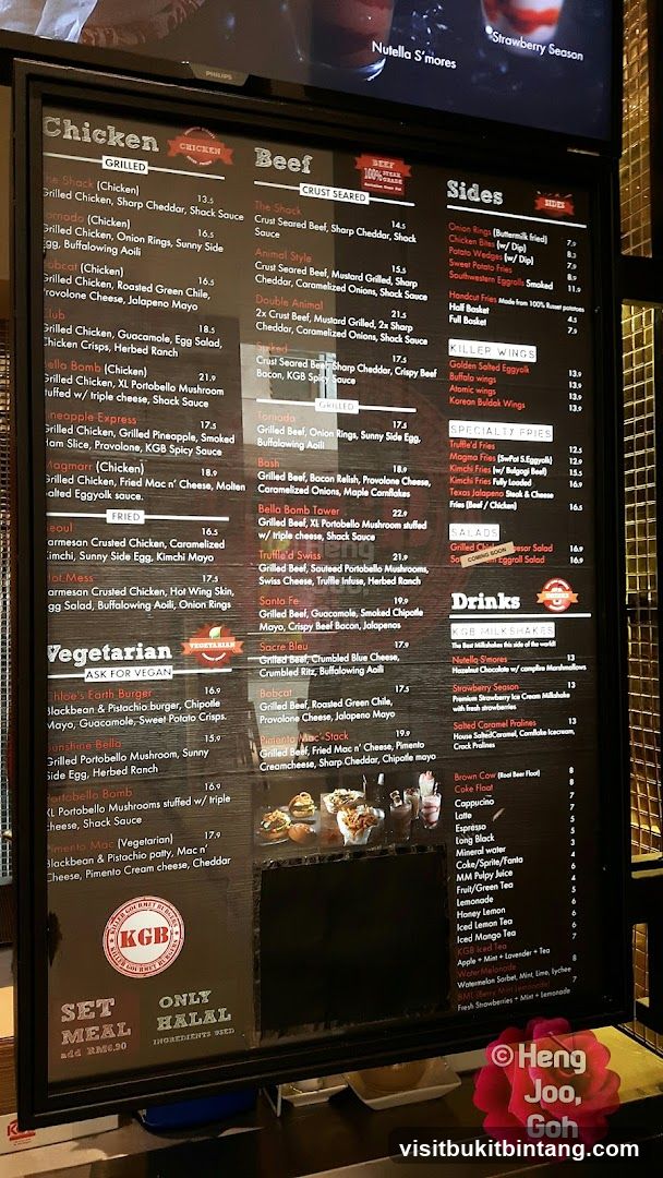 KGB Menu