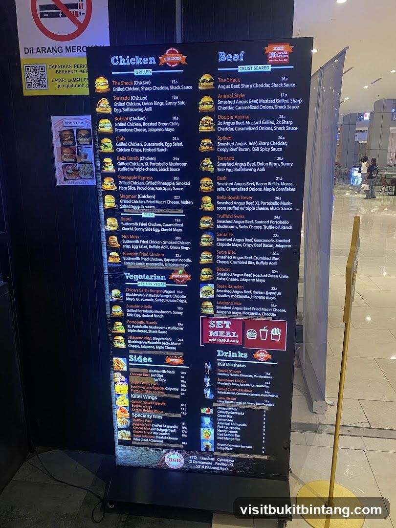 KGB Menu