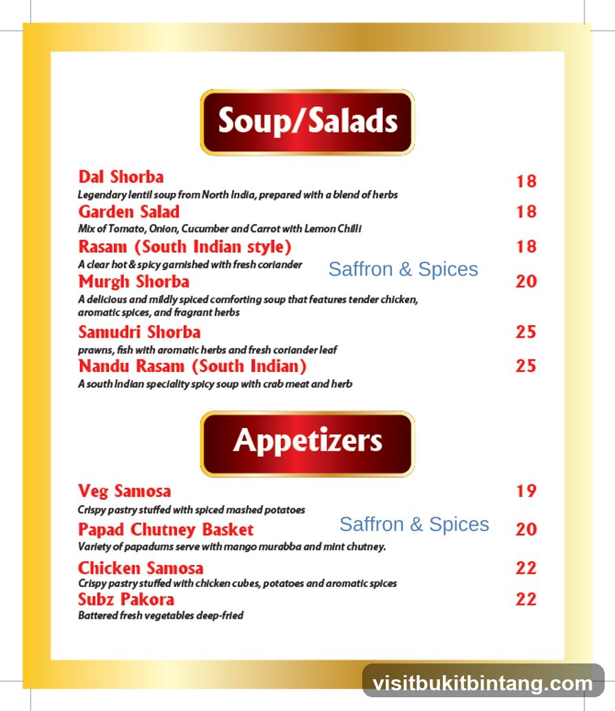 Soup/Salads and Appetizers