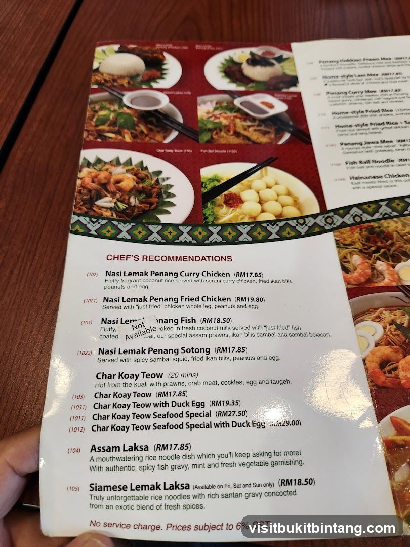 Chef's Recommendations