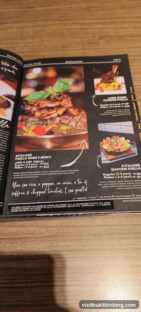 D'ITALIANE PAELLA MARE E MONTI