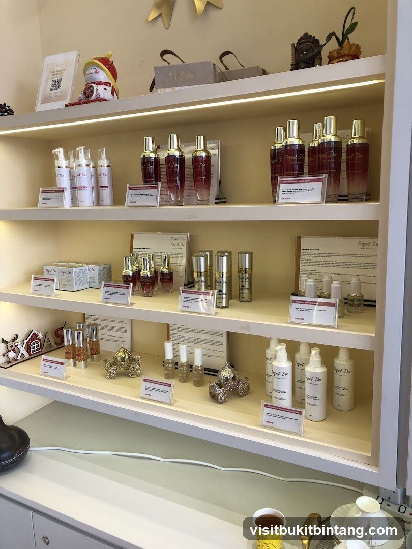 Skincare Products Display