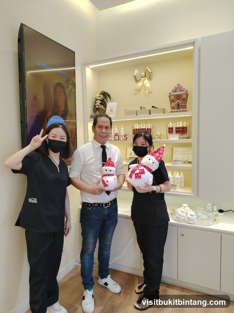 Staff with Snowman Decorations