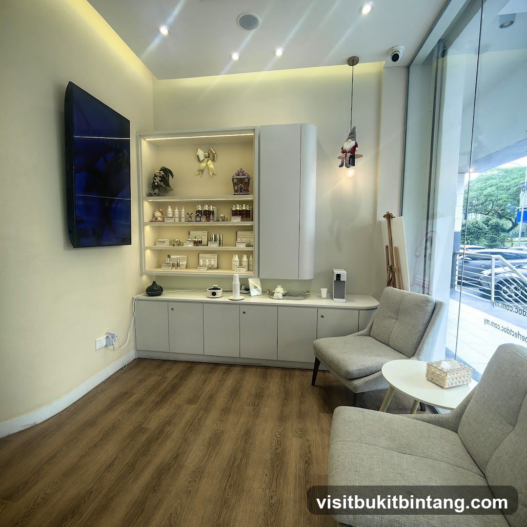 Interior of a beauty salon waiting area
