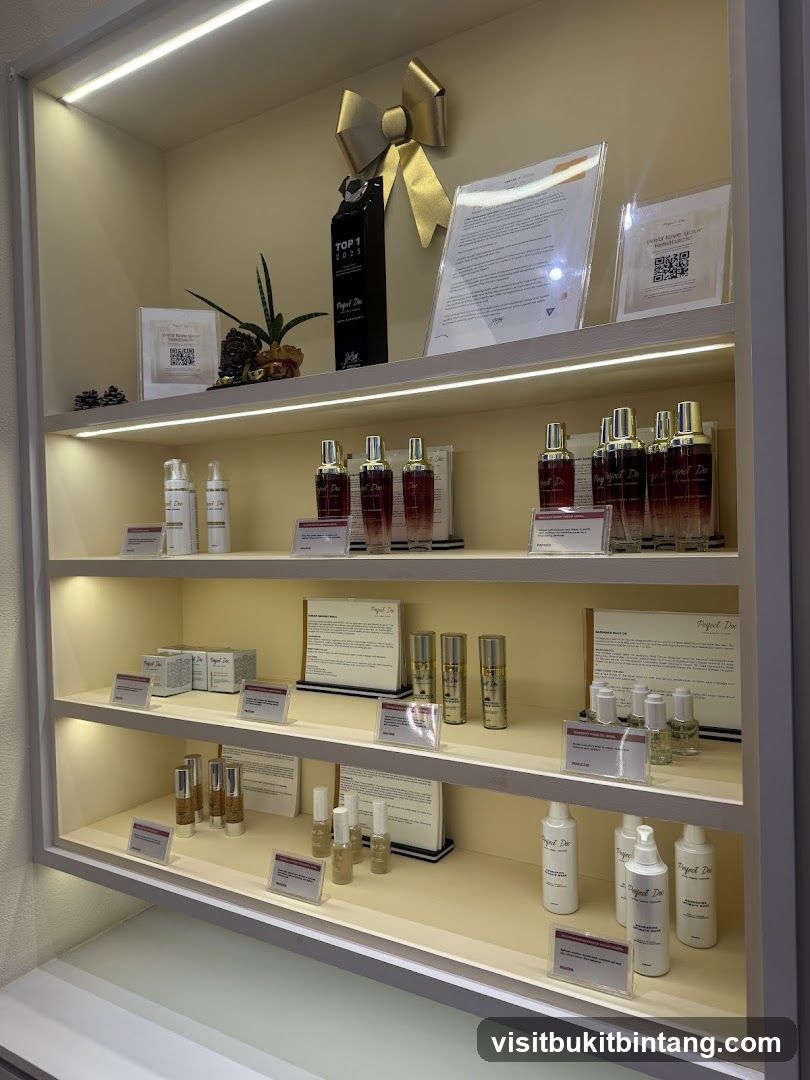 Skincare Product Display