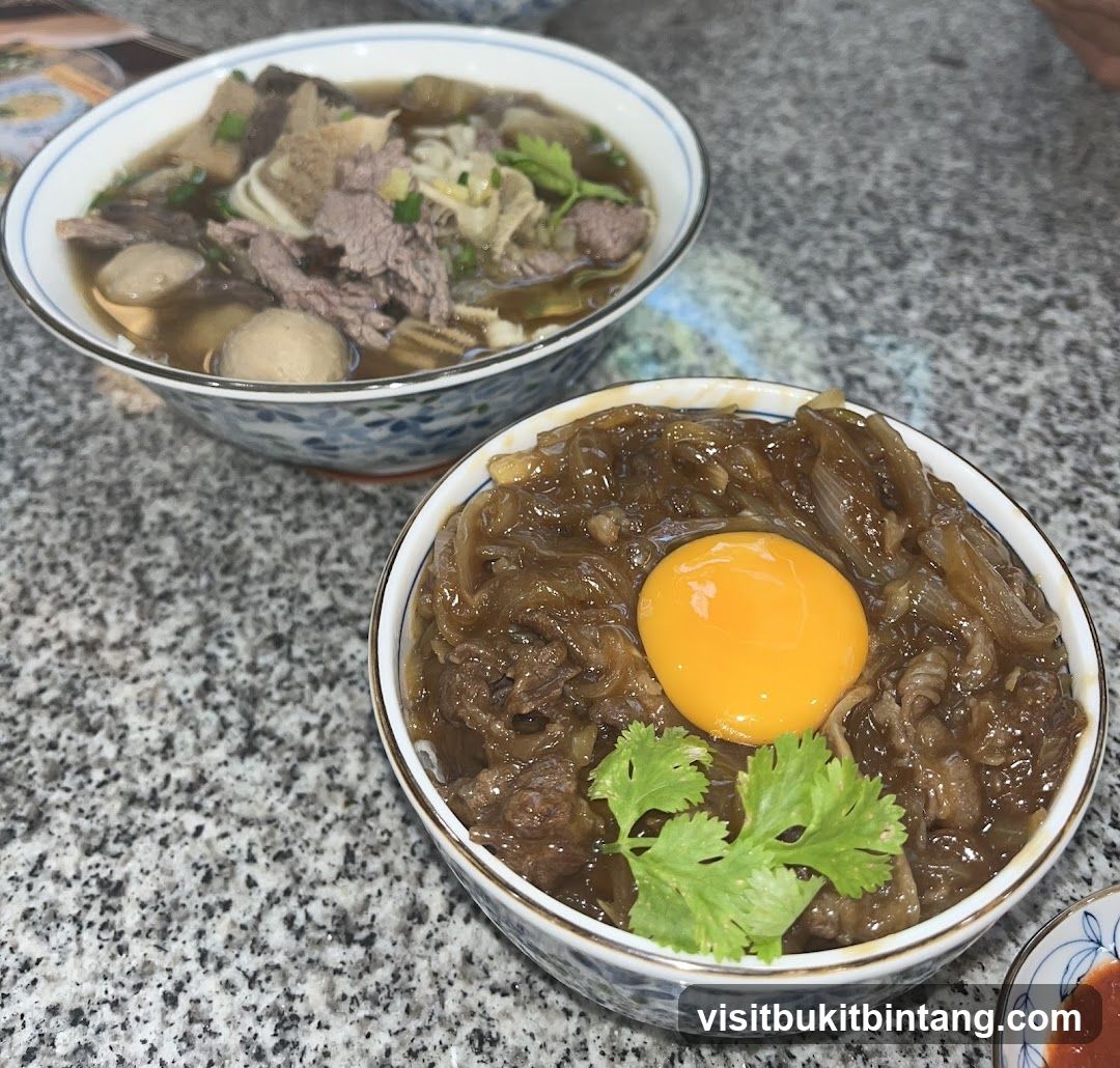 Beef and Noodle Soup with Beef Bowl