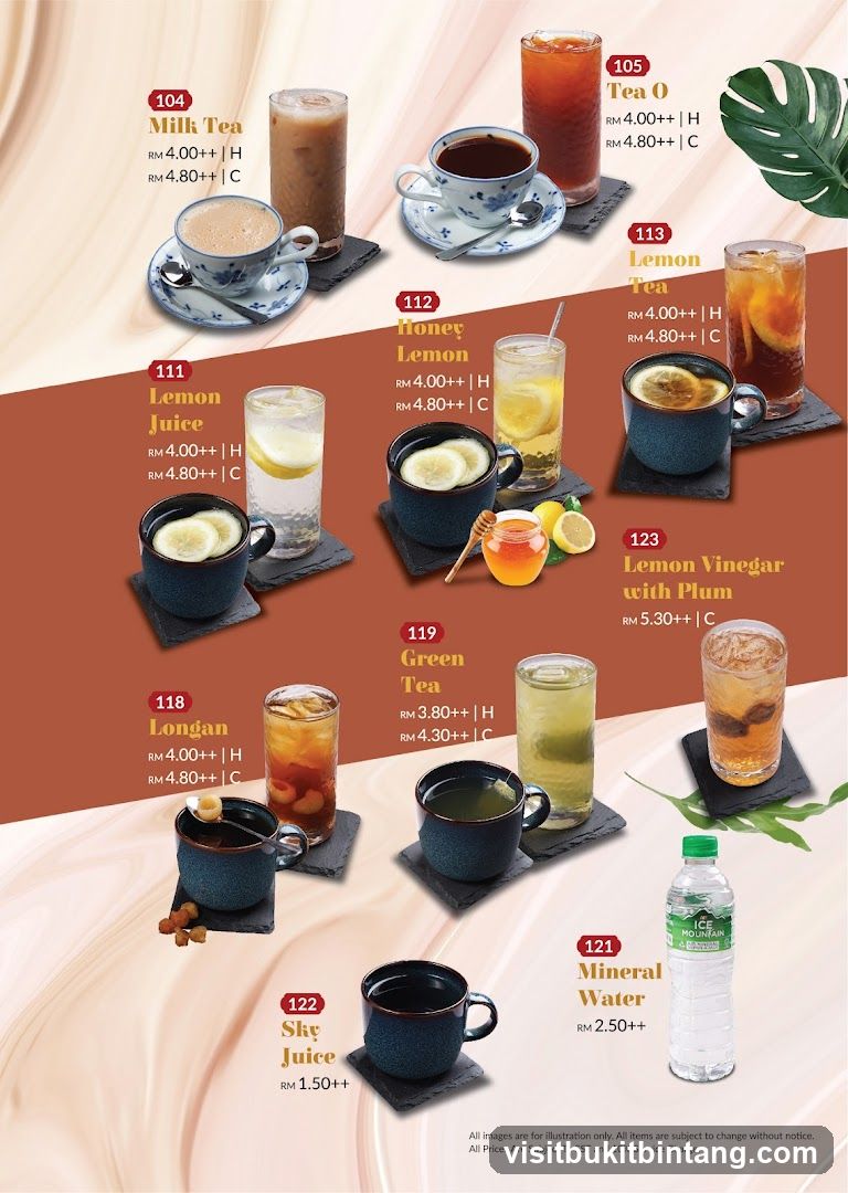 Beverage Menu