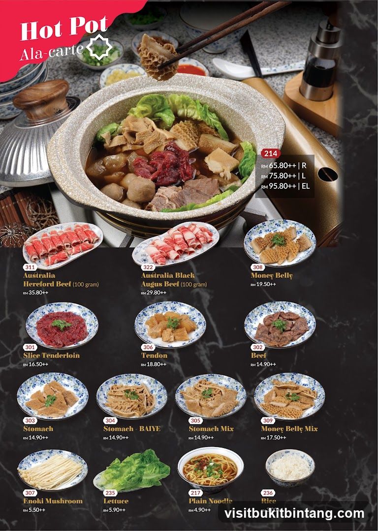 Hot Pot Ala-carte