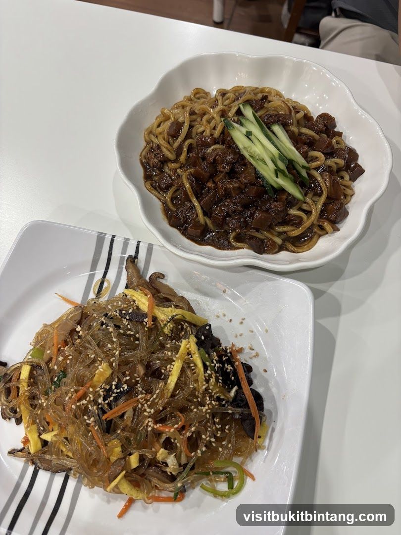 Korean Noodles and Japchae