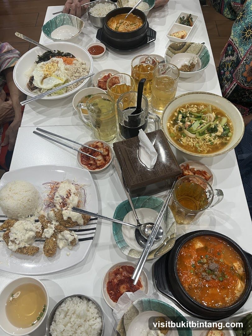 Korean Food Spread