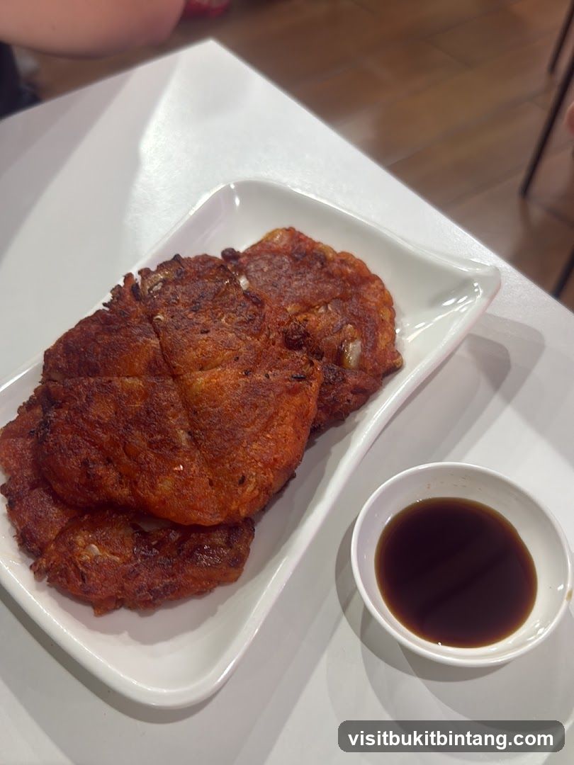Kimchi Pancakes with Dipping Sauce
