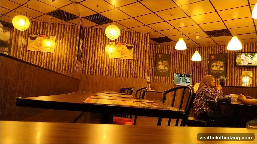 Restaurant Interior with Japanese Decor