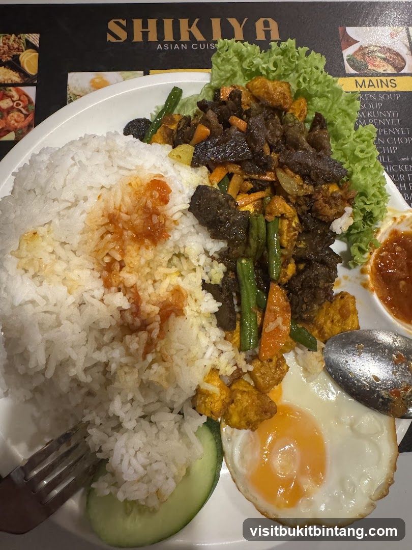 Shikiya Asian Cuisine Meal