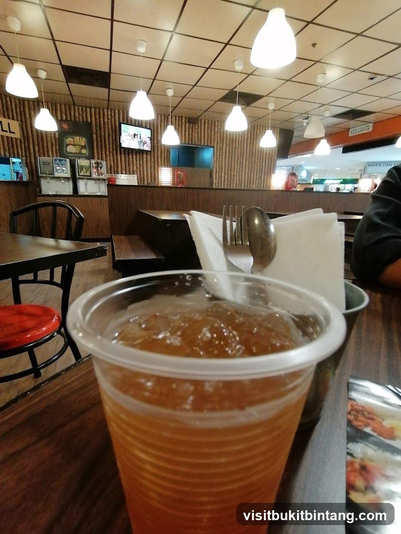 Restaurant Interior with Drink