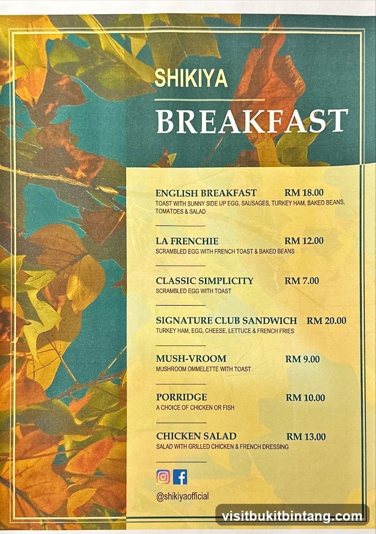 SHIKIYA BREAKFAST
