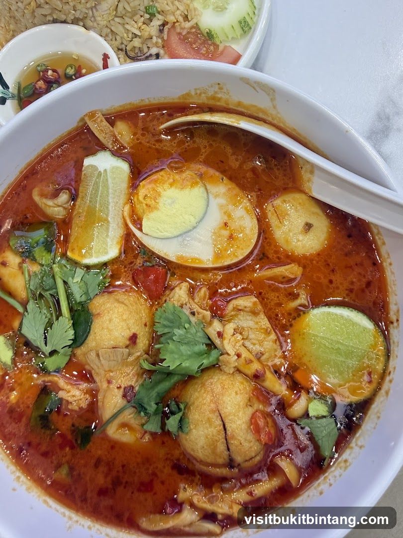 Tom Yum Soup with Fried Rice