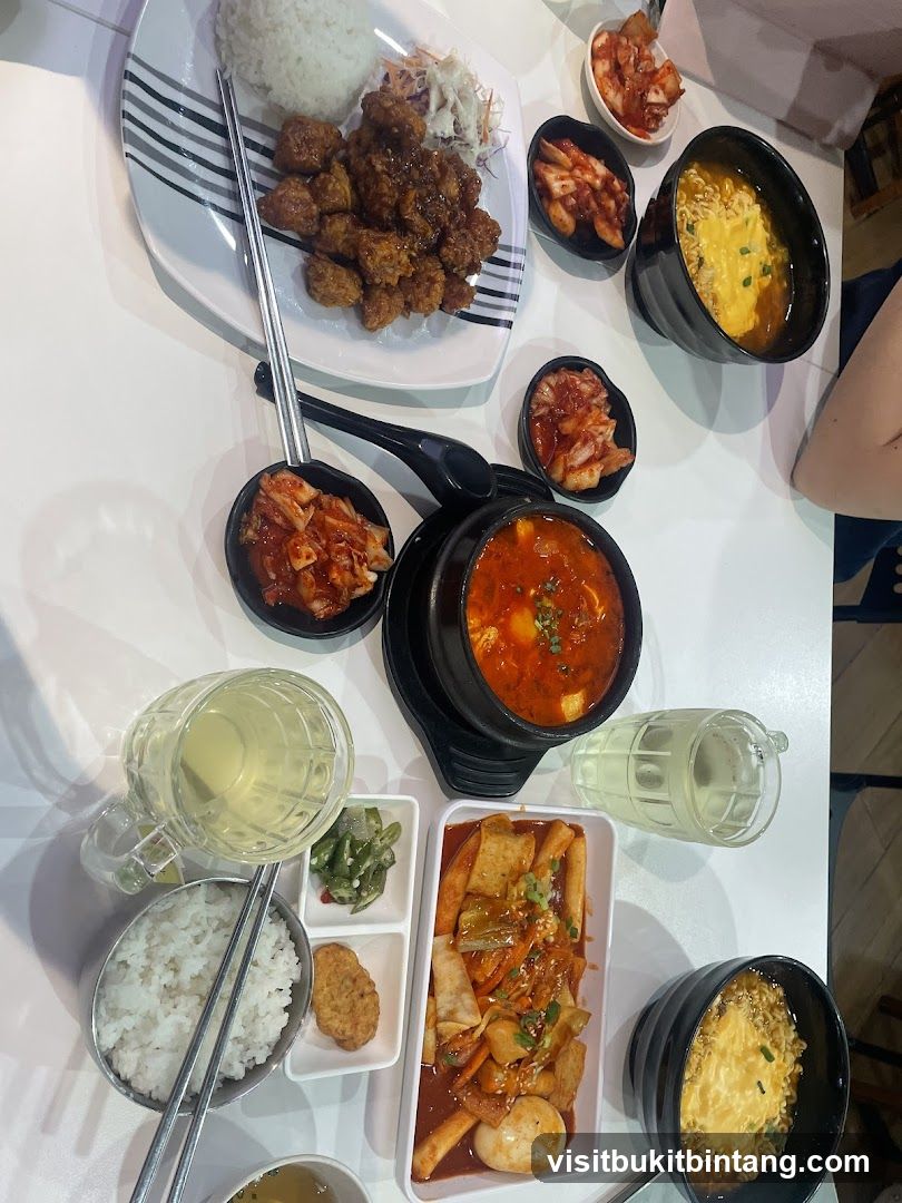 Korean Food Spread