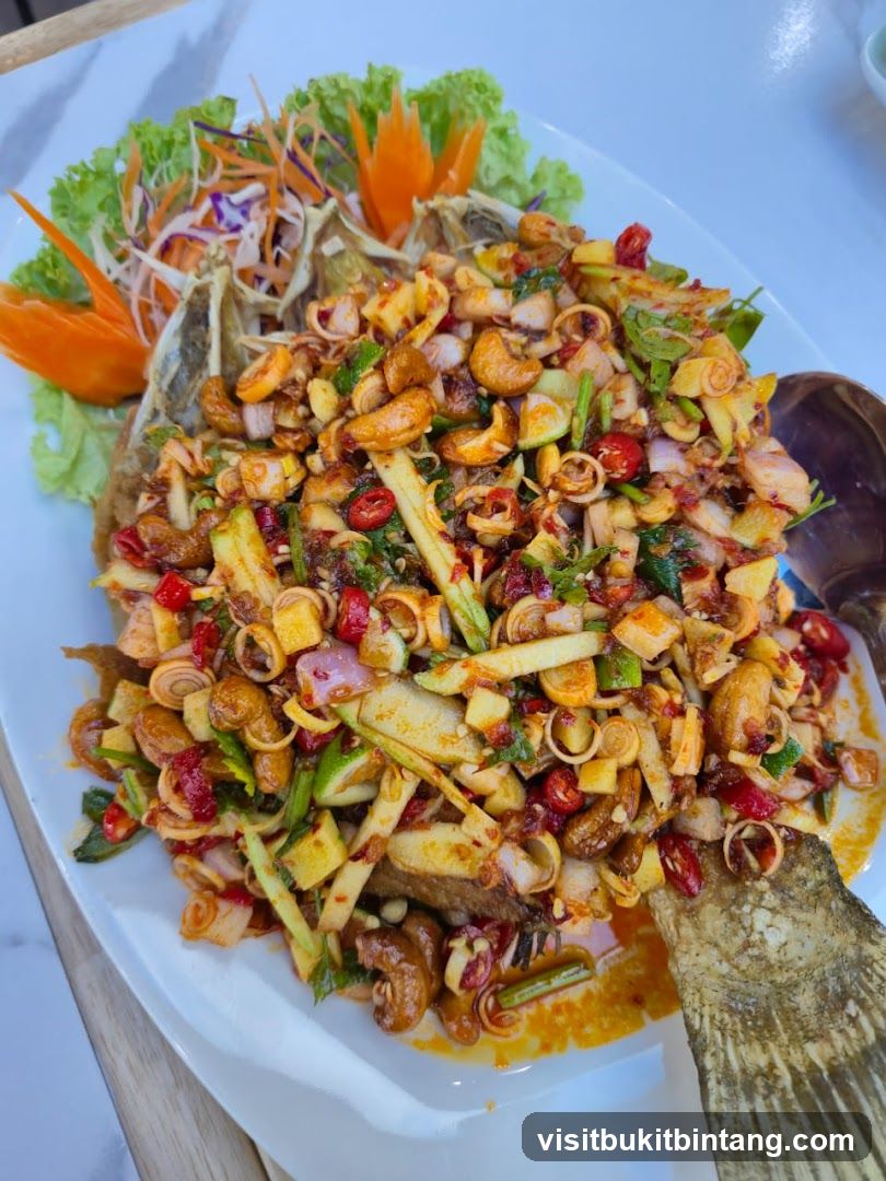 Fried Fish Salad
