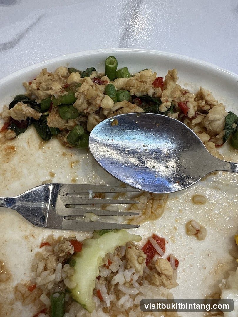 Partially Eaten Meal