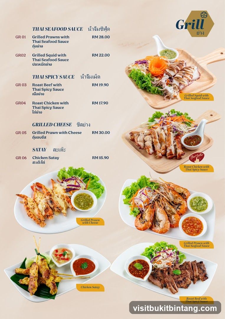 Grill Menu